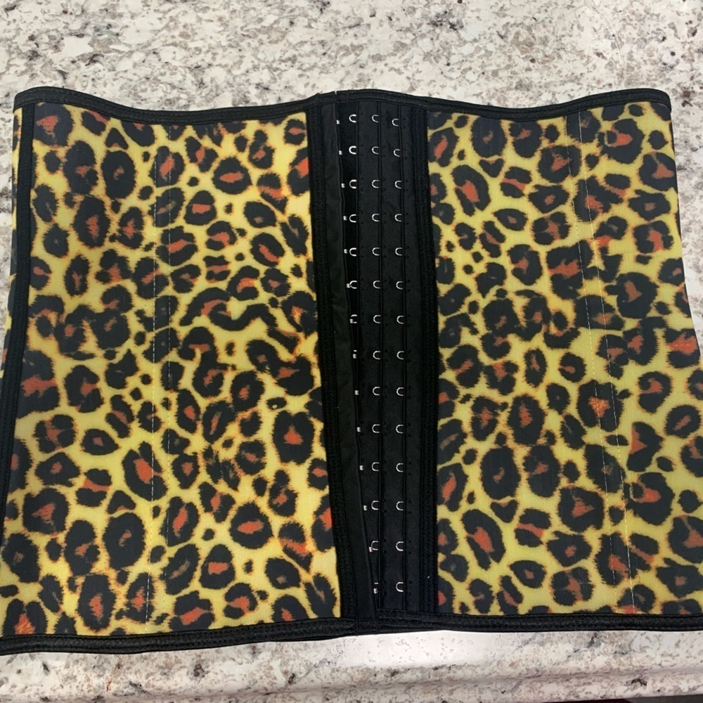 Animal Print Corset Halloween Costume Size L